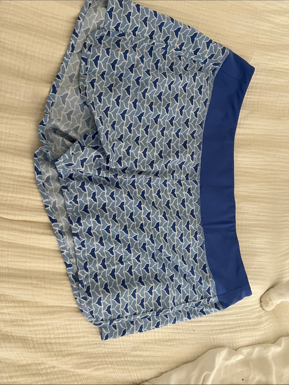 Vineyard Vines Blue Patterned Swim Coverup Skirt